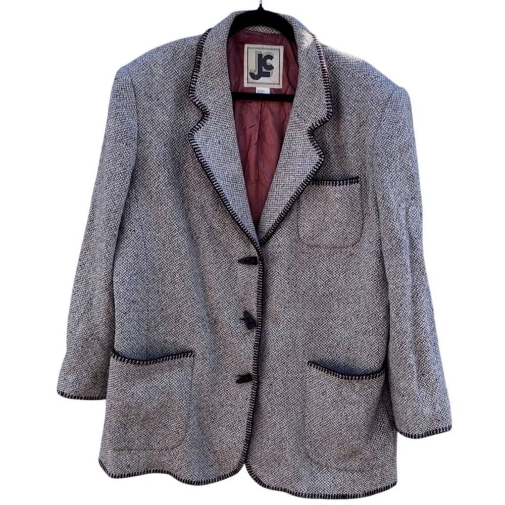 Vintage JLC Wool Coat Blazer Jacket Women's XL
